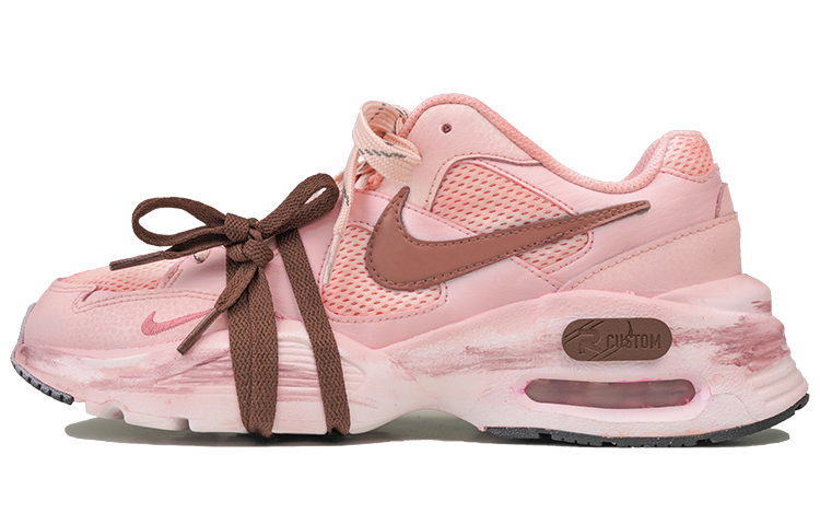 Order (W) [Kasut Custom] Nike Air Max Fusion 'Dipped Vintage Pink-Coklat' CJ1671-100-465160