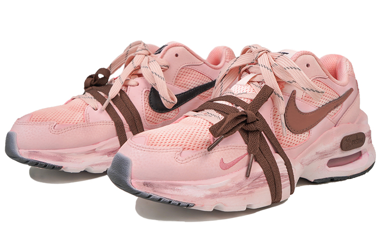 Shop (W) [Kasut Custom] Nike Air Max Fusion 'Dipped Vintage Pink-Coklat' CJ1671-100-465160