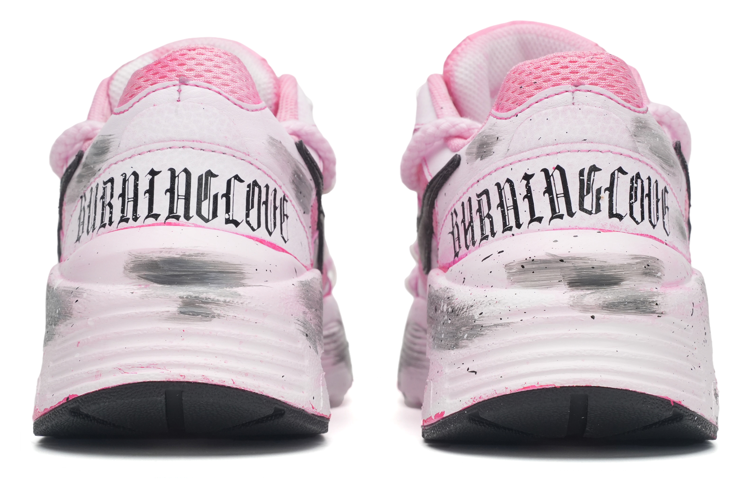[Custom Shoes] (W) Nike Air Max Fusion 'Dirty Pink Graffiti Splash' 圖 4