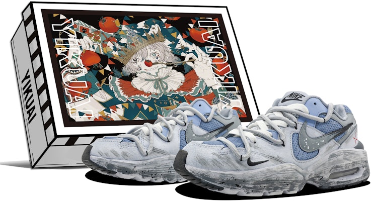 【訂製球鞋】Nike Air Max Fusion 網布皮革 十字哥德 防滑耐磨 染舊工藝 特殊鞋盒 緩震防滑耐磨 低筒 生活休閒鞋 女款 灰色 Buy 【訂製球鞋】Nike Air Max Fusion 網布皮革 十字哥德 防滑耐磨 染舊工藝 特殊鞋盒 緩震防滑耐磨 低筒 生活休閒鞋 女款 灰色