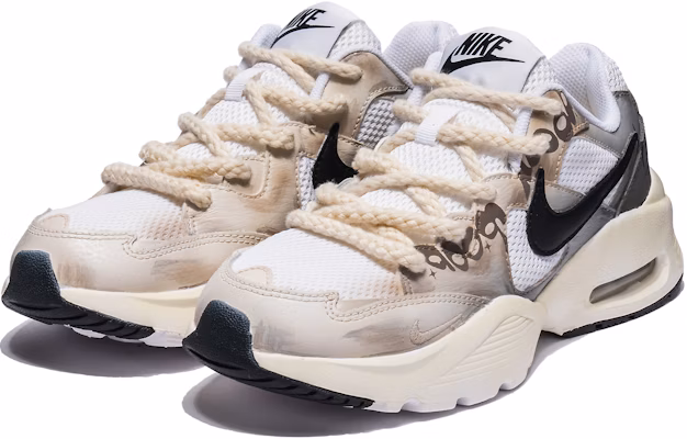 【訂製球鞋】 Nike Air Max Fusion 美拉德搭配 塗鴉摩卡 老化中底 低筒 生活休閒鞋 女款 黑棕 Shop 【訂製球鞋】 Nike Air Max Fusion 美拉德搭配 塗鴉摩卡 老化中底 低筒 生活休閒鞋 女款 黑棕