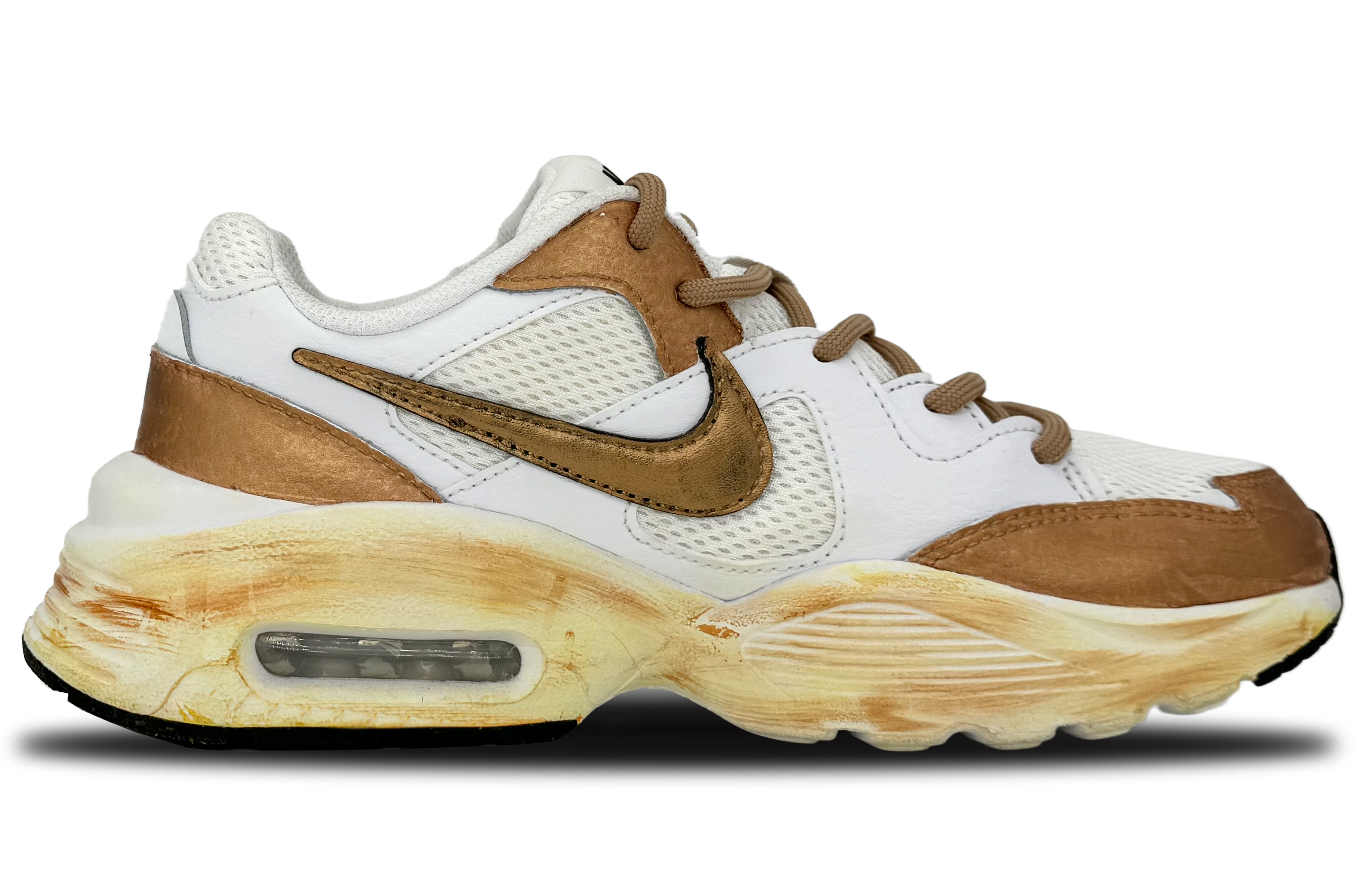 Order (W) [Sepatu Custom] Nike Air Max Fusion 'Emas Metalik Vintage' CJ1670-100-486769