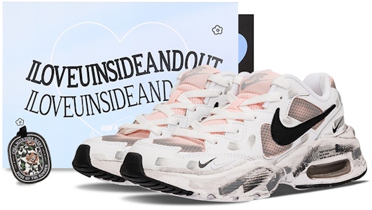 【客製化球鞋】 Nike Air Max Fusion 香甜摩卡 TMS 塗鴉 甜炫 做舊 髒髒鞋 低筒 生活休閒鞋 女款 髒粉灰 Order 【客製化球鞋】 Nike Air Max Fusion 香甜摩卡 TMS 塗鴉 甜炫 做舊 髒髒鞋 低筒 生活休閒鞋 女款 髒粉灰