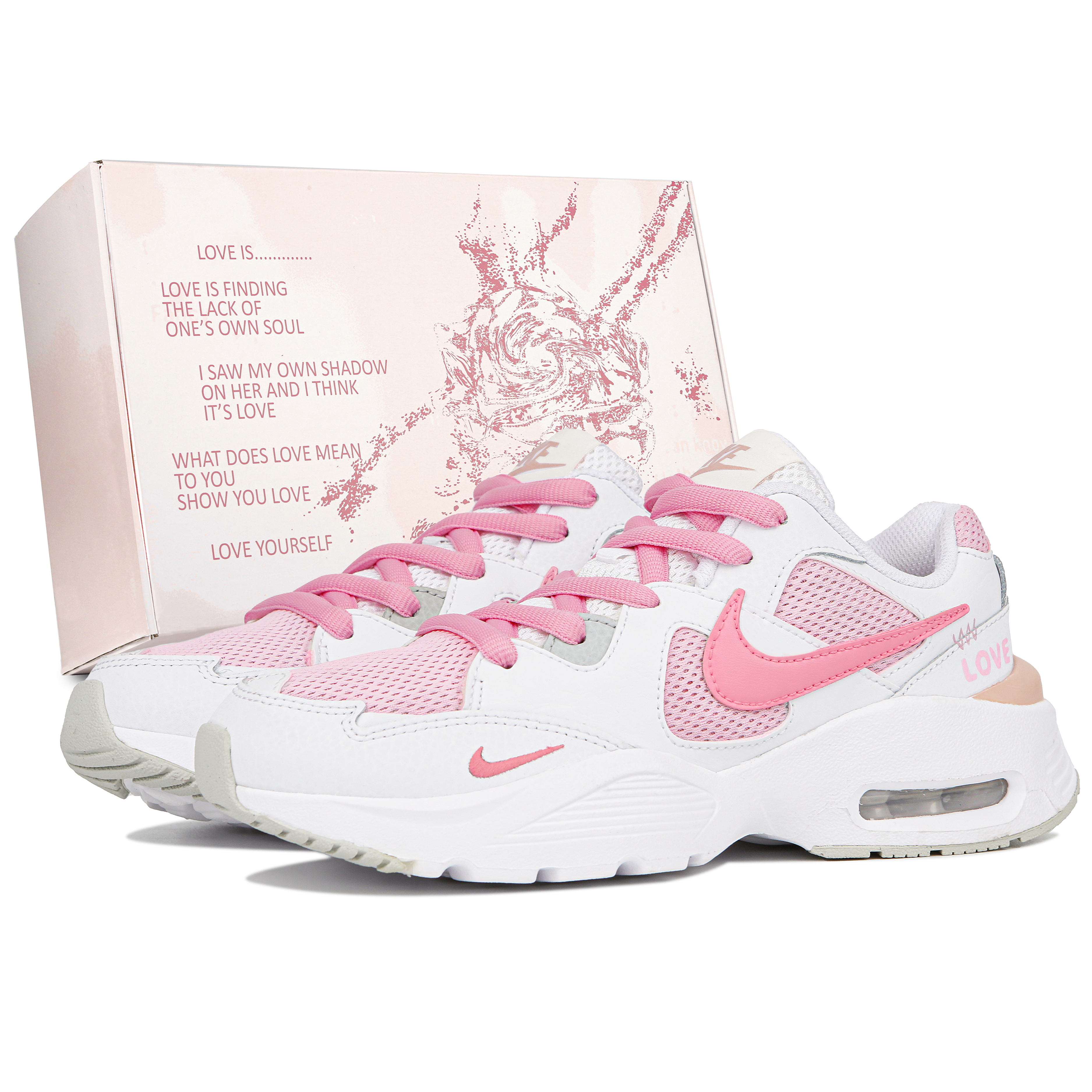 Buy (W) [Sepatu Kustom] Nike Air Max Fusion 'Peach Pink Putih' CJ1671-101（Team4-女款蜜桃少女SBOX）