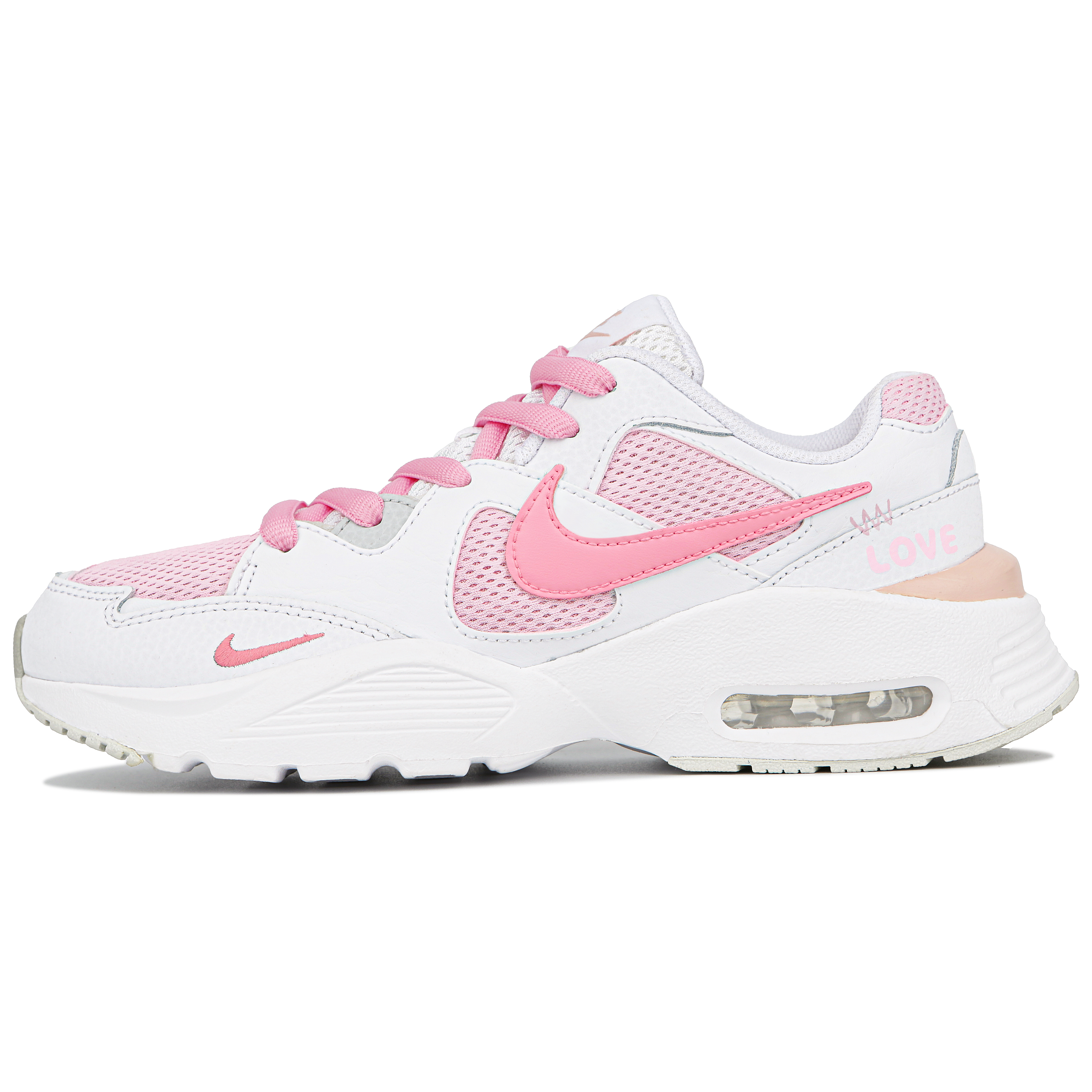 Order (W) [Sepatu Kustom] Nike Air Max Fusion 'Peach Pink Putih' CJ1671-101（Team4-女款蜜桃少女SBOX）