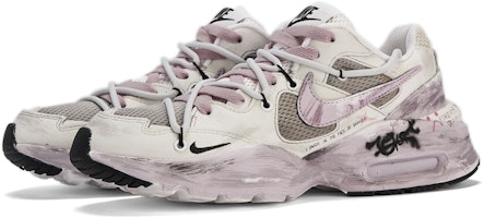 【自訂運動鞋】 Nike Air Max Fusion 染色 復古 解構 簡約 百搭 織物防滑耐磨輕便 低筒跑步鞋 女款 粉紫米白 Shop 【自訂運動鞋】 Nike Air Max Fusion 染色 復古 解構 簡約 百搭 織物防滑耐磨輕便 低筒跑步鞋 女款 粉紫米白