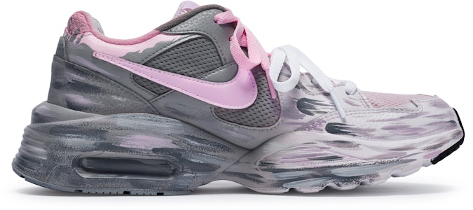 【訂製球鞋】Nike Air Max Fusion 811製造 粉境舊夢 戶外荒土風 防滑耐磨 低筒 氣墊 休閒跑步鞋 女款 粉灰白 Lookbook 【訂製球鞋】Nike Air Max Fusion 811製造 粉境舊夢 戶外荒土風 防滑耐磨 低筒 氣墊 休閒跑步鞋 女款 粉灰白