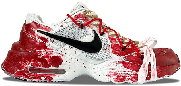 (W) 나이키 에어맥스 퓨전 '레드 그래피티 전사' (59 characters) CJ1671-100(Team114﹣女款解构绑带) Lookbook (W) 나이키 에어맥스 퓨전 '레드 그래피티 전사' (59 characters) CJ1671-100(Team114﹣女款解构绑带)