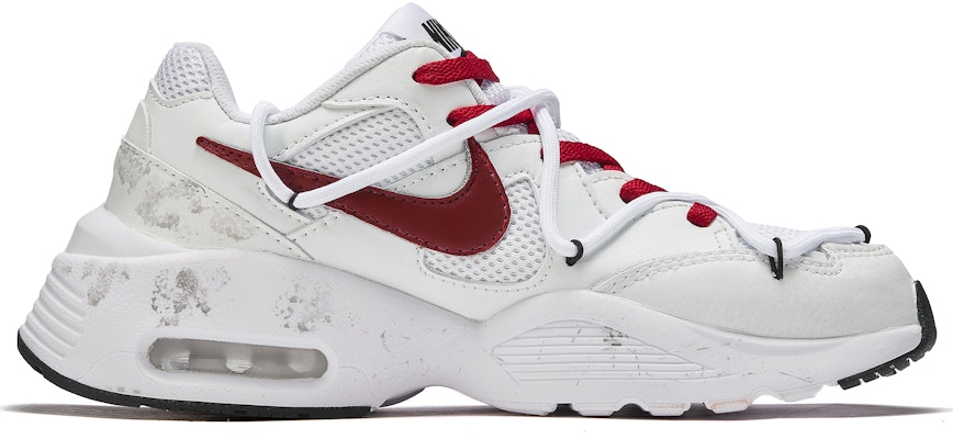 【訂製球鞋】Nike Air Max Fusion 自由熊貓 賬單 簡約 百搭 塗鴉 防滑 低筒跑步鞋 女款 紅白 Lookbook 【訂製球鞋】Nike Air Max Fusion 自由熊貓 賬單 簡約 百搭 塗鴉 防滑 低筒跑步鞋 女款 紅白