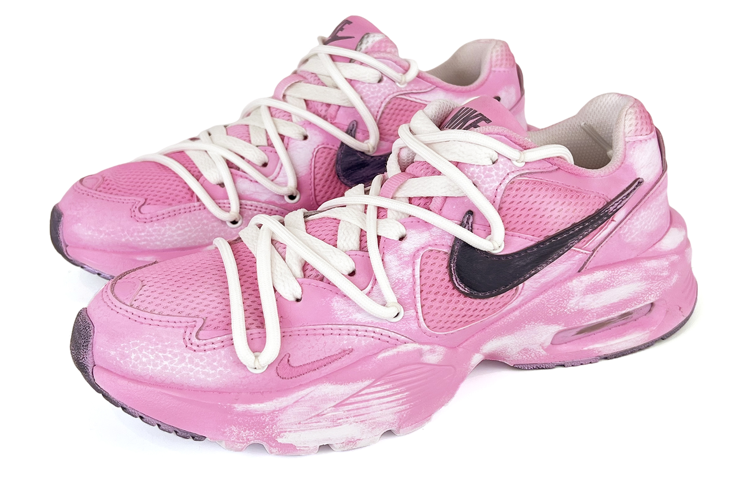 Lookbook (W) [Sepatu Kustom] Nike Air Max Fusion 'Rosa Scratch-Off' CJ1671-100-460410