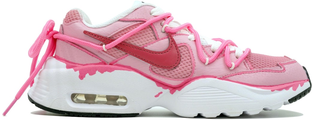 【定制球鞋】 Nike Air Max Fusion 萬花弄 草莓假日 少女心 復古經典 輕盈抗震設計 舒適 網布 低幫 休閒跑步鞋 女款 白粉 Lookbook 【定制球鞋】 Nike Air Max Fusion 萬花弄 草莓假日 少女心 復古經典 輕盈抗震設計 舒適 網布 低幫 休閒跑步鞋 女款 白粉