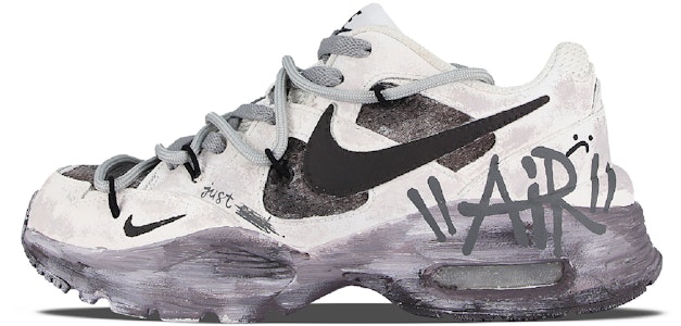 【訂製球鞋】 Nike Air Max Fusion 衰敗城市 織物 復古 做舊 潮流 時尚 百搭 減震防滑耐磨通風 低筒 跑步鞋 女款 黑灰 Buy 【訂製球鞋】 Nike Air Max Fusion 衰敗城市 織物 復古 做舊 潮流 時尚 百搭 減震防滑耐磨通風 低筒 跑步鞋 女款 黑灰