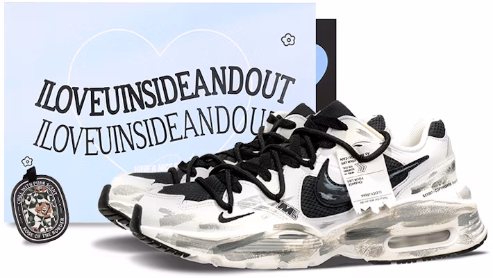 (W) 나이키 커스텀 에어맥스 퓨전 '그래피티 레트로 블랙 화이트' CJ1671-100(Team62-不定义女款) Order (W) 나이키 커스텀 에어맥스 퓨전 '그래피티 레트로 블랙 화이트' CJ1671-100(Team62-不定义女款)