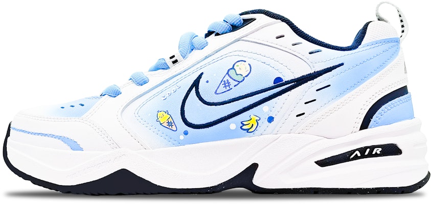 (W) 나이키 에어 모나크 4 '아이스 블루 선데'(커스텀) 415445-102(Team188-冰蓝甜筒-蓝白) Order (W) 나이키 에어 모나크 4 '아이스 블루 선데'(커스텀) 415445-102(Team188-冰蓝甜筒-蓝白)