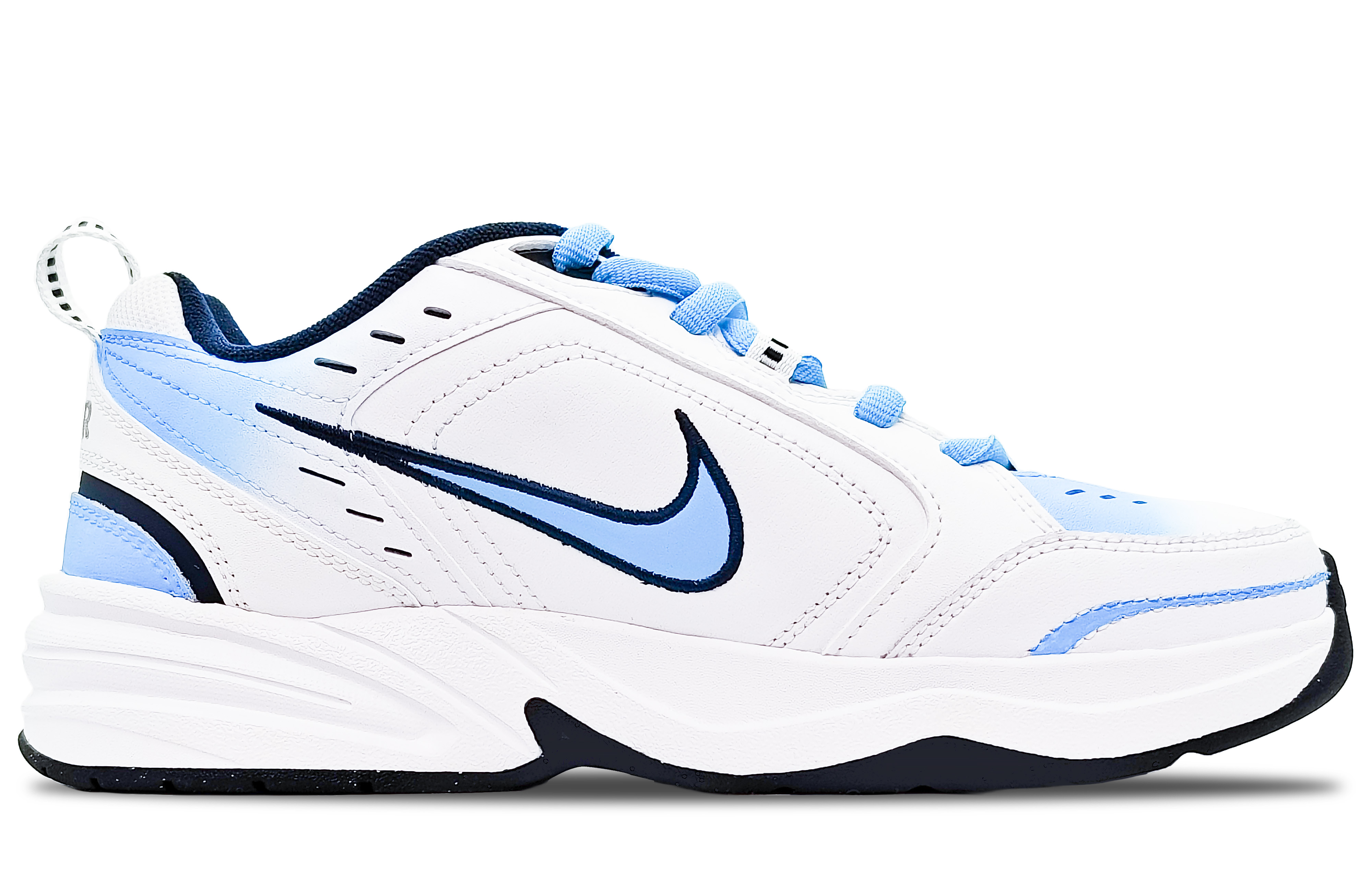 Lookbook (W) [カスタムシューズ]（女性）ナイキ エア モナーク 4 'アイスブルー サンデー' 415445-102(Team188-冰蓝甜筒-蓝白)