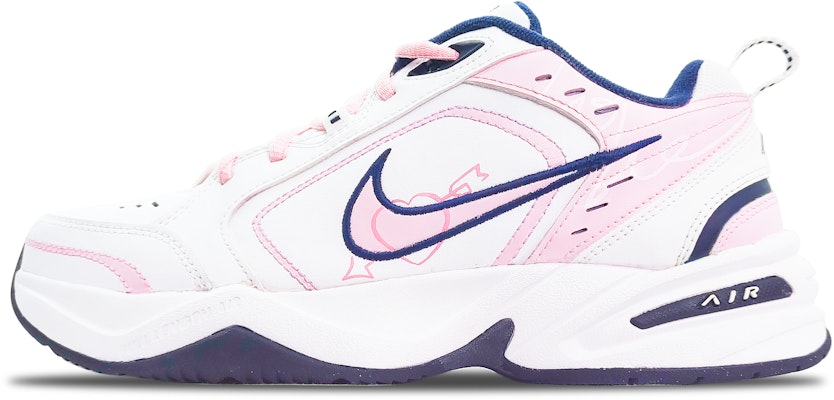 【訂製球鞋】 Nike Air Monarch 4 合成革人造皮 一見鍾情 愛心之箭 可愛少女風 防滑耐磨增高 高筒 時尚爸爸鞋 女款 粉白 Order 【訂製球鞋】 Nike Air Monarch 4 合成革人造皮 一見鍾情 愛心之箭 可愛少女風 防滑耐磨增高 高筒 時尚爸爸鞋 女款 粉白
