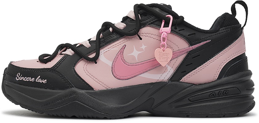 (W) ナイキ エア モナーク IV "黒ピンク星屑" (カスタム) 415445-001(TeamI-女款星空之恋L黑粉) Order (W) ナイキ エア モナーク IV "黒ピンク星屑" (カスタム) 415445-001(TeamI-女款星空之恋L黑粉)