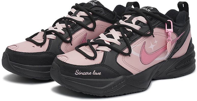 (W) ナイキ エア モナーク IV "黒ピンク星屑" (カスタム) 415445-001(TeamI-女款星空之恋L黑粉) Shop (W) ナイキ エア モナーク IV "黒ピンク星屑" (カスタム) 415445-001(TeamI-女款星空之恋L黑粉)