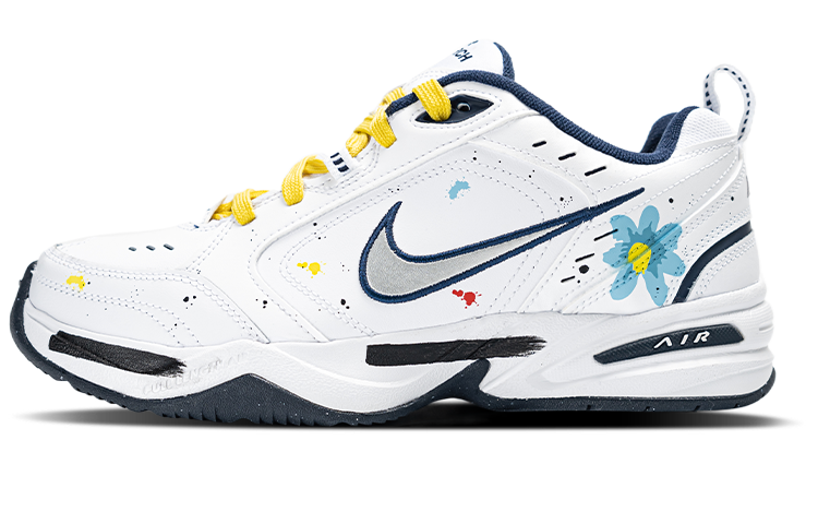 Buy (W) [Kasut Tersuai] Nike Air Monarch IV 'Ice Blue Splatter' 415445-102(Team拾陆-碎冰蓝花女款)