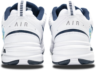 【定製球鞋】Nike Air Monarch 4 碎冰藍花 潑墨 增高 復古休閒 低幫 老爹鞋 女款 白藍 Shop 【定製球鞋】Nike Air Monarch 4 碎冰藍花 潑墨 增高 復古休閒 低幫 老爹鞋 女款 白藍