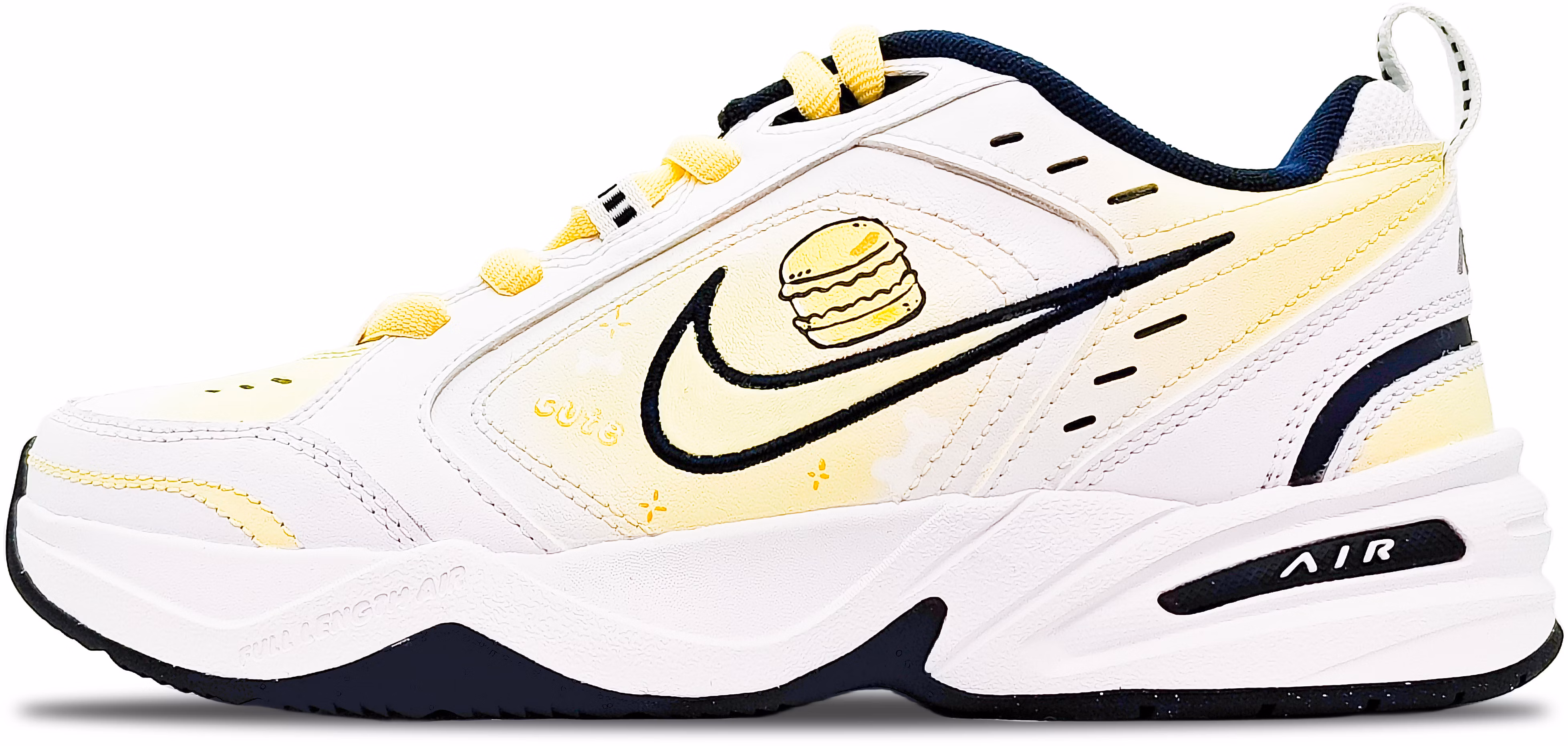 custom-shoes-women-nike-air-monarch-iv-pale-yellow-macaron