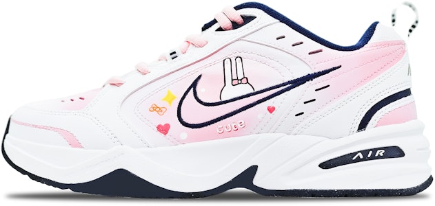 (W) 나이키 에어 모나크 IV '핑크 버니' (커스텀) 415445-102(Team188-粉色小兔-粉白) Order (W) 나이키 에어 모나크 IV '핑크 버니' (커스텀) 415445-102(Team188-粉色小兔-粉白)