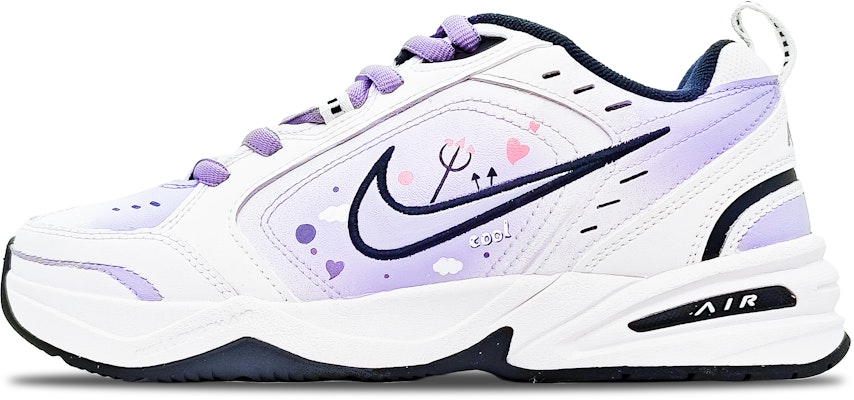(W) Zapatillas Nike Air Monarch IV 'Demonio Conejo Morado Blanco' 415445-102(Team188-恶魔小兔-紫白) Order (W) Zapatillas Nike Air Monarch IV 'Demonio Conejo Morado Blanco' 415445-102(Team188-恶魔小兔-紫白)