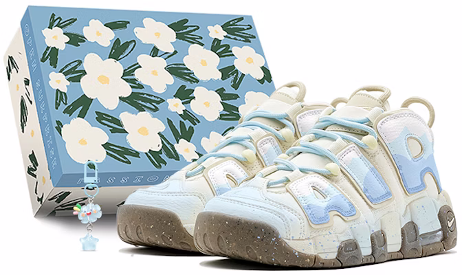 (W) 【定制鞋款】耐克 Air More Uptempo 'Aquarium' 水族馆配色 DX1939-100-481200 Buy (W) 【定制鞋款】耐克 Air More Uptempo 'Aquarium' 水族馆配色 DX1939-100-481200