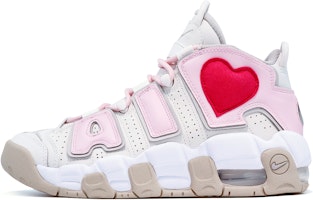 【定制球鞋】Nike Air More Uptempo (GS) 皮蓬 立體愛心 貼皮 手工縫製 少女 可愛 個性 女生禮物 馬卡龍 奶油 大AIR 復古籃球鞋 女款 白粉 Buy 【定制球鞋】Nike Air More Uptempo (GS) 皮蓬 立體愛心 貼皮 手工縫製 少女 可愛 個性 女生禮物 馬卡龍 奶油 大AIR 復古籃球鞋 女款 白粉