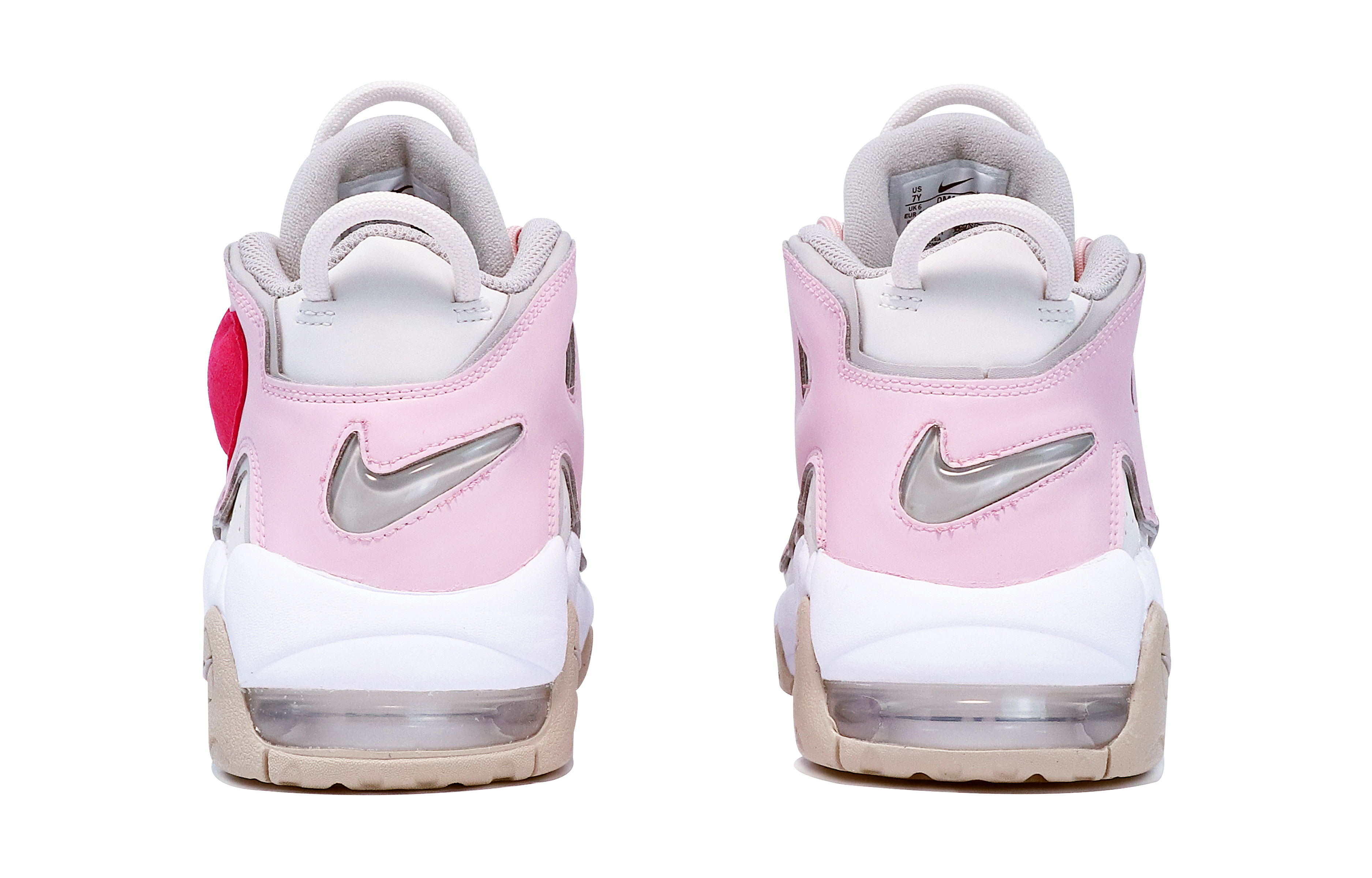 Purchase (W) [カスタムシューズ] (レディース) ナイキ エア モア アップテンポ 'マカロンクリームハーツ' DM1023-001(TeamTen-女款立体爱心)