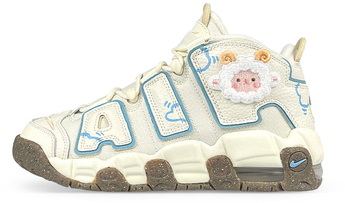【客製球鞋】Nike Air More Uptempo 奶嘟嘟綿羊 中筒 復古籃球鞋 女款 Buy 【客製球鞋】Nike Air More Uptempo 奶嘟嘟綿羊 中筒 復古籃球鞋 女款