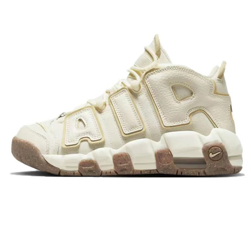 Details for 【定制球鞋】Nike Air More Uptempo 草莓牛奶冰 童心未泯 清新 甜妹 中幫 復古籃球鞋 女款 米粉