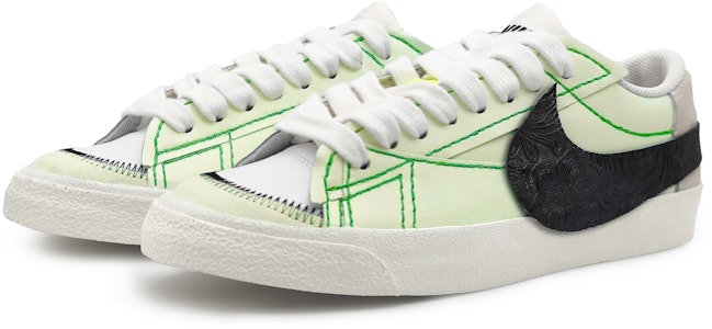 (W) ナイキ ブレーザー Low 77 ジャンボ 緑茶 (Nike Blazer Low 77 Jumbo Ryokucha) DQ1470-101(Team16-女款极简拼接绿) Lookbook (W) ナイキ ブレーザー Low 77 ジャンボ 緑茶 (Nike Blazer Low 77 Jumbo Ryokucha) DQ1470-101(Team16-女款极简拼接绿)