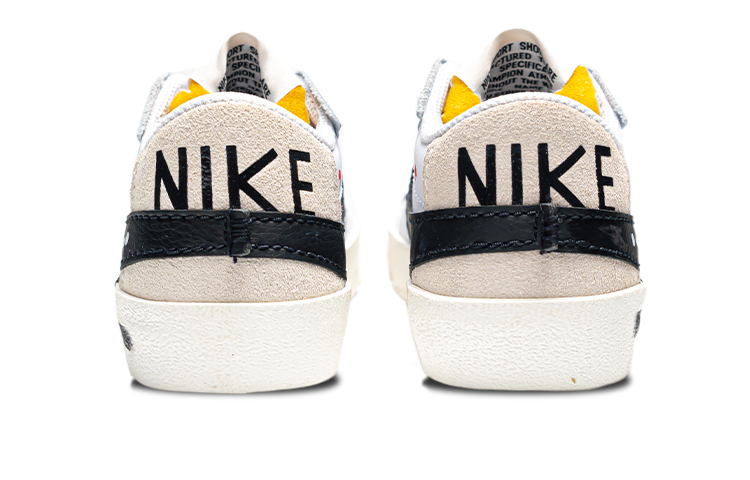 Shop 【定製球鞋】 Nike Blazer Low 77 Jumbo 塗鴉潑墨 復古休閒 低筒 板鞋 女款 黑白灰