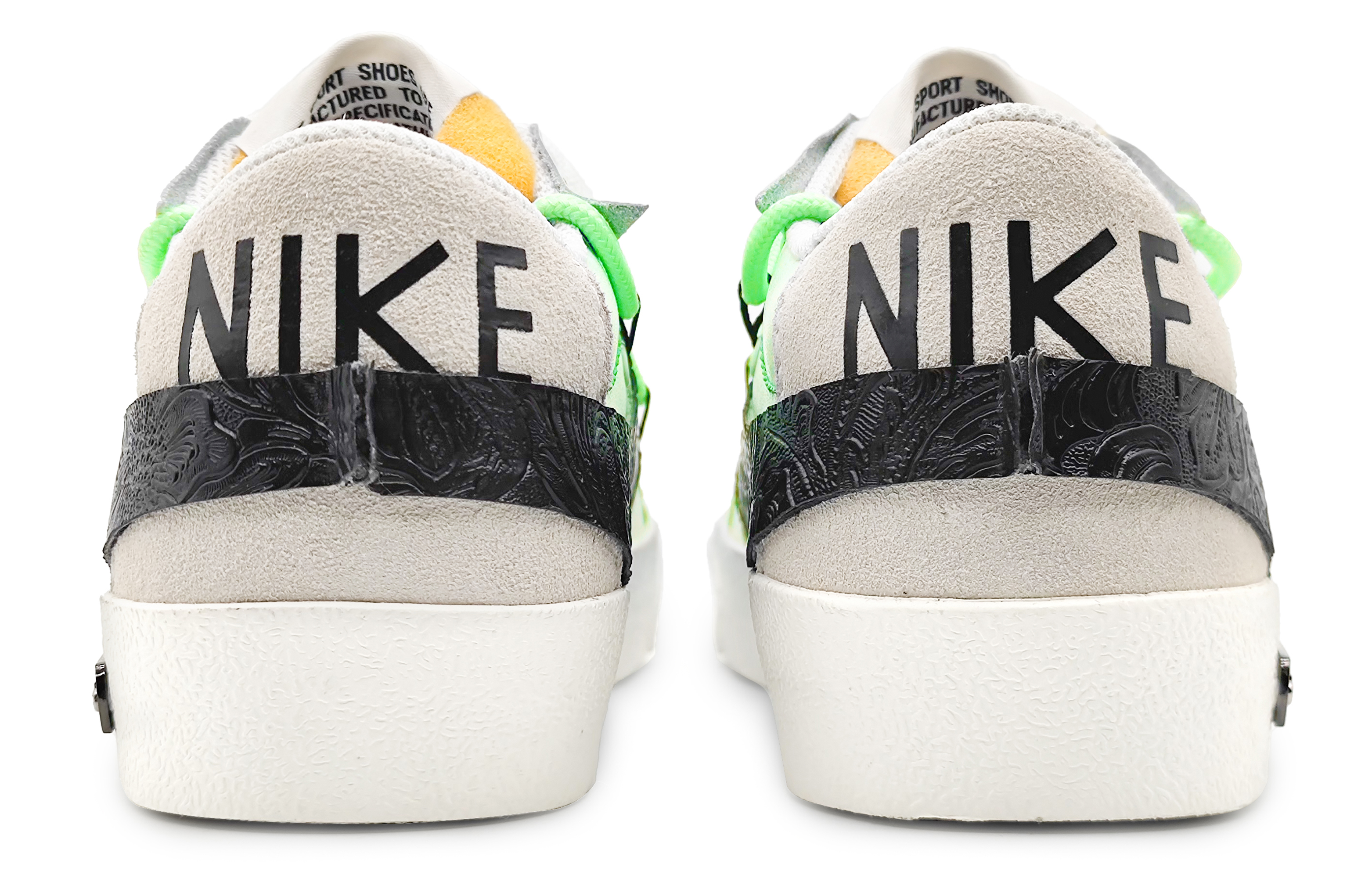 Purchase (W) Zapatillas Nike Blazer Low 77 Jumbo 'Parche Verde-Marrón' DQ1470-101(Team16-女款拼接缝线绿)