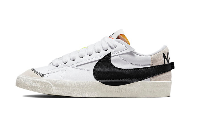 Details for 【定製球鞋】 Nike Blazer Low 77 Jumbo 塗鴉潑墨 復古休閒 低筒 板鞋 女款 黑白灰