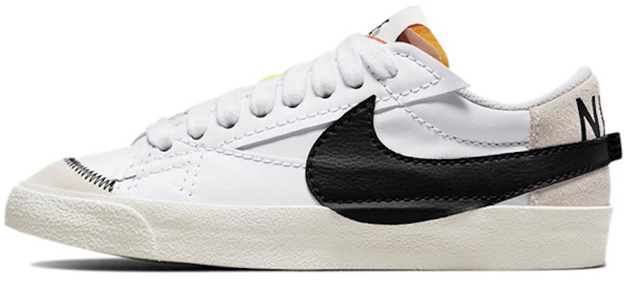 【定製球鞋】 Nike Blazer Low 77 Jumbo 塗鴉潑墨 復古休閒 低筒 板鞋 女款 黑白灰 Details for 【定製球鞋】 Nike Blazer Low 77 Jumbo 塗鴉潑墨 復古休閒 低筒 板鞋 女款 黑白灰