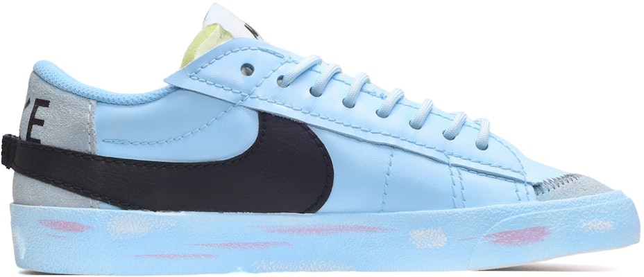 【定制球鞋】Nike Blazer Low 77 Jumbo 情人節 卡斯製造 愛心心電圖 低幫 板鞋 女款 黑藍 Order 【定制球鞋】Nike Blazer Low 77 Jumbo 情人節 卡斯製造 愛心心電圖 低幫 板鞋 女款 黑藍