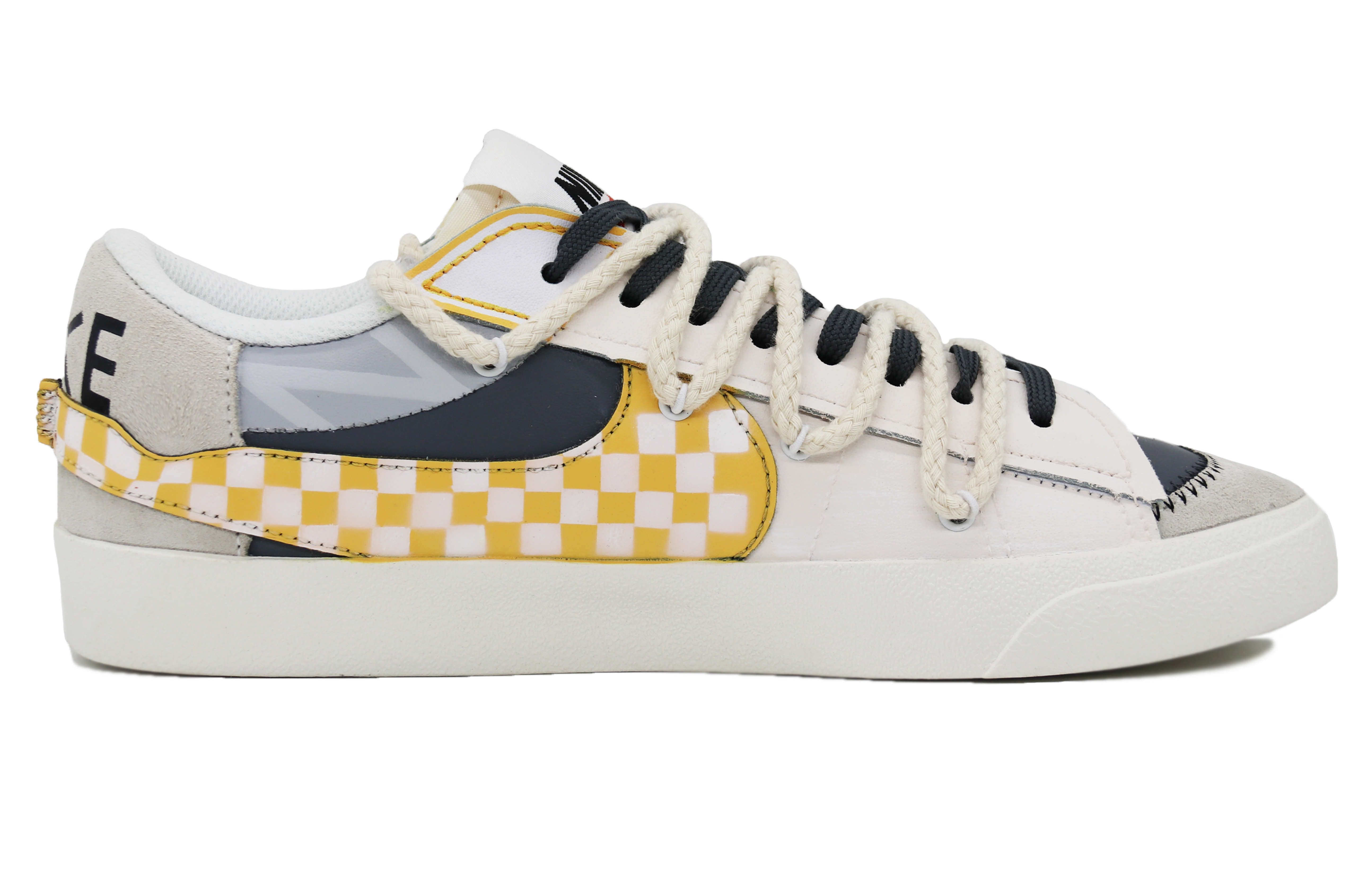 Order (W) 定制鞋-Nike Blazer Low '77 Jumbo '网络之心 棋盘格' DQ1470-101(Team31-女款赛博之心)