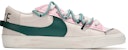 (W) 나이키 블레이저 로우 77 점보 '파스텔 핑크-그린' (커스텀) DQ1470-101(Team62-许愿)