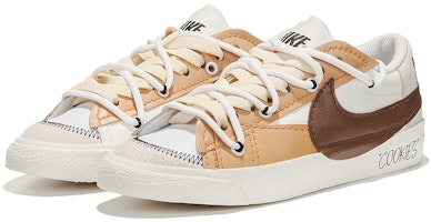 (W) 나이키 블레이저 로우 77 점보 '쿠키' (커스텀) DQ1470-101(Team62-曲奇饼) Lookbook (W) 나이키 블레이저 로우 77 점보 '쿠키' (커스텀) DQ1470-101(Team62-曲奇饼)