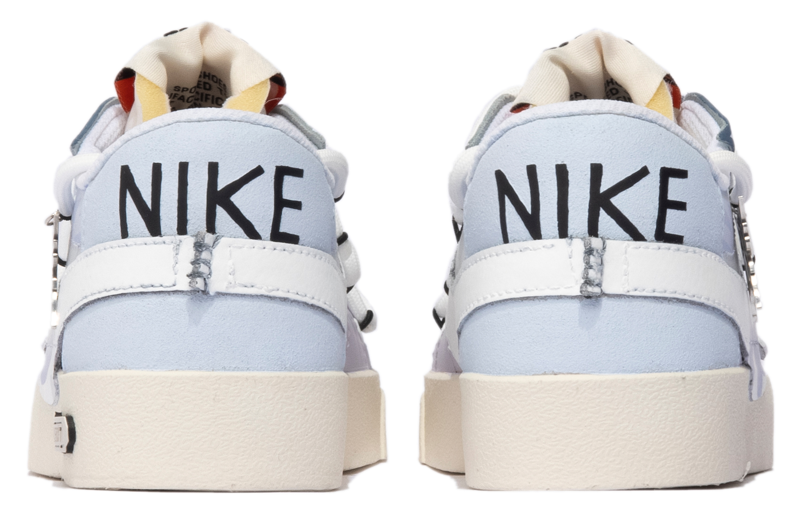 Shop 【訂製球鞋】Nike Blazer Low '77 Jumbo 特殊鞋盒 破繭 蝴蝶 簡約 低筒 板鞋 女款 米白藍紫