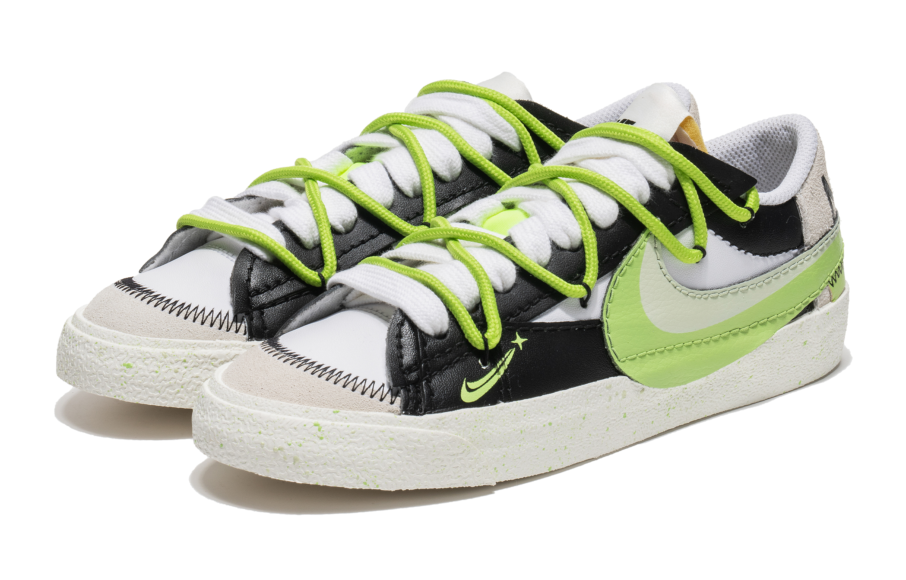 Lookbook (W) 나이키 블레이저 로우 '아보카도 썸머 스플래터' DQ1470-101(Team22-牛油果三勾A-BOX)