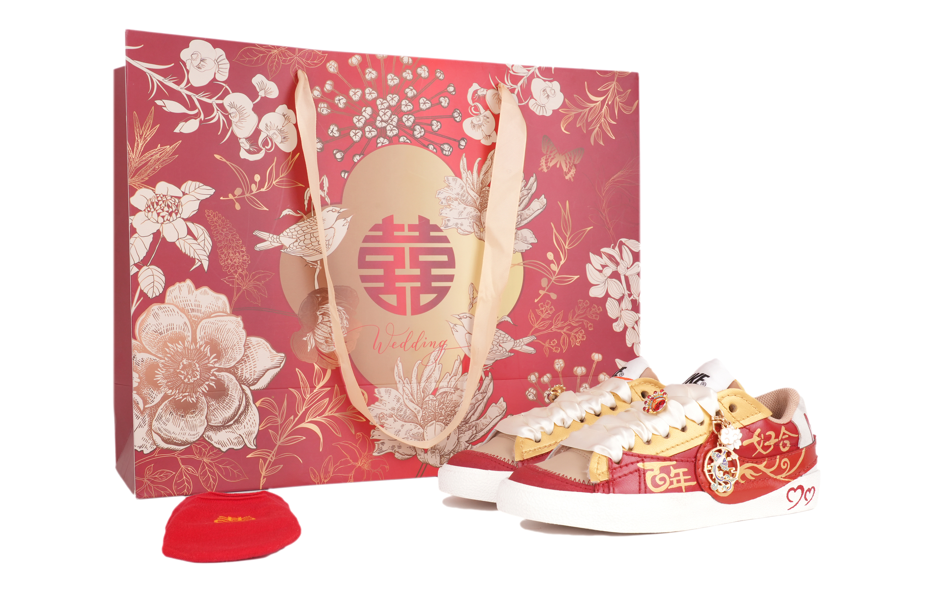 [Custom Shoes] (Women) Nike Blazer Low 'Bai Nian Hao He' DQ1470-105-486417