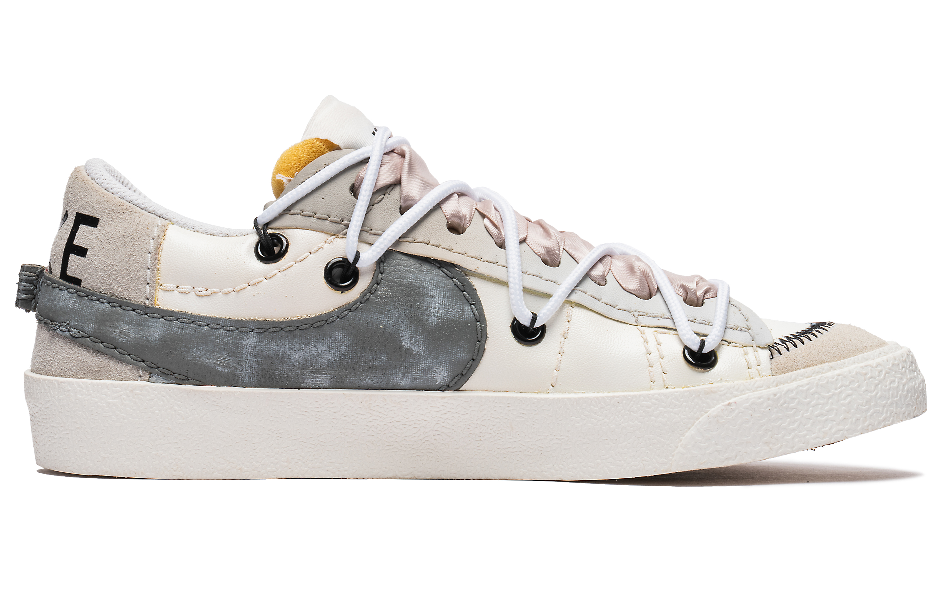 Lookbook (W) [カスタムシューズ] (女性用) ナイキ ブレイザー ロー 'バレエグレー' DQ1470-101(TeamB-女款格蕾系蝴蝶结)