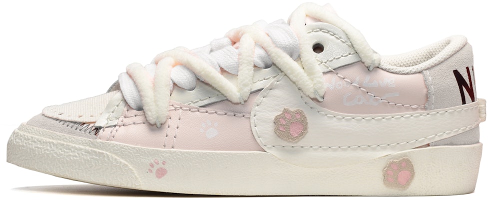 (W) 나이키 블레이저 로우 '블랙 핑크 화이트' (커스텀) DQ1470-101(TeamE-女款猫咪爪爪黑白粉) Buy (W) 나이키 블레이저 로우 '블랙 핑크 화이트' (커스텀) DQ1470-101(TeamE-女款猫咪爪爪黑白粉)