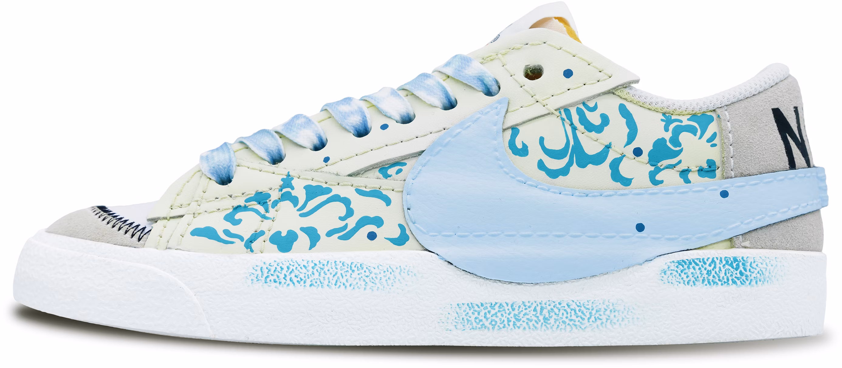 custom-shoes-women-nike-blazer-low-chinese-graffiti-blue-yellow