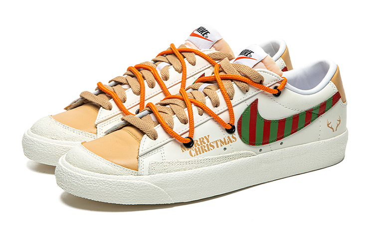 Lookbook (W) 나이키 블레이저 로우 '크리스마스 앤틀러'(커스텀) DC4769-102(Team22-女款鹿角米白A-BOX)