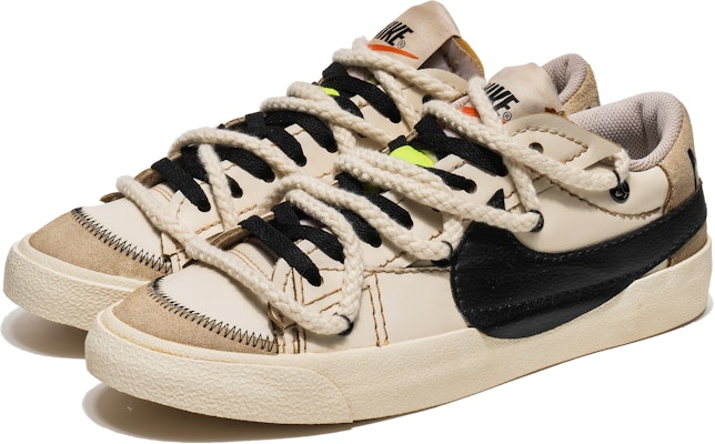 【訂製球鞋】Nike Blazer Low 咖啡染 簡約百搭 浸染 解構雙鞋帶 低筒 板鞋 女款 白棕 Lookbook 【訂製球鞋】Nike Blazer Low 咖啡染 簡約百搭 浸染 解構雙鞋帶 低筒 板鞋 女款 白棕