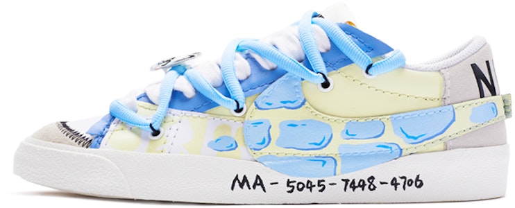 (W) 나이키 블레이저 로우 '얼음조각 블루화이트' (Nike Blazer Low '얼음조각 블루화이트') DQ1470-101(TeamR-女款冰裂纹蓝白S-BOX) Buy (W) 나이키 블레이저 로우 '얼음조각 블루화이트' (Nike Blazer Low '얼음조각 블루화이트') DQ1470-101(TeamR-女款冰裂纹蓝白S-BOX)